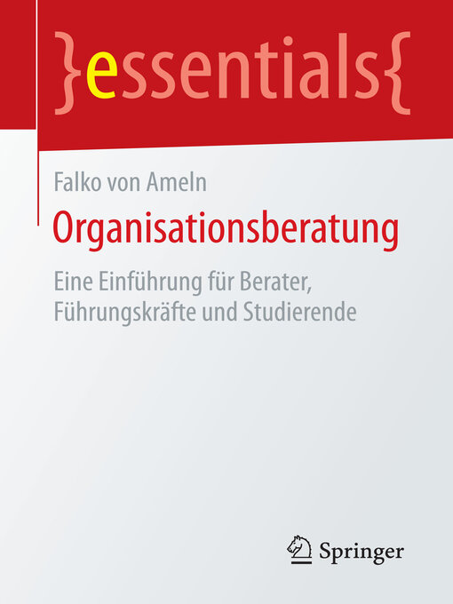 Title details for Organisationsberatung by Falko von Ameln - Available